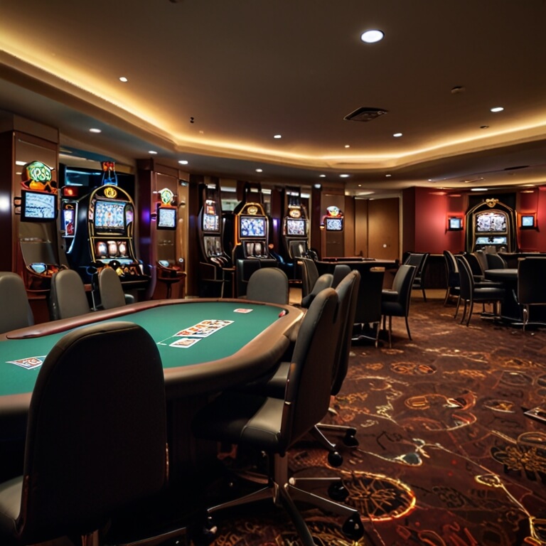 Poker Tables at BlissfulEscape Gaming Club